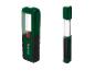 Deux lampes de travail LED PARKISDE, une rectangulaire et une en forme de bâton, toutes deux vertes et noires.