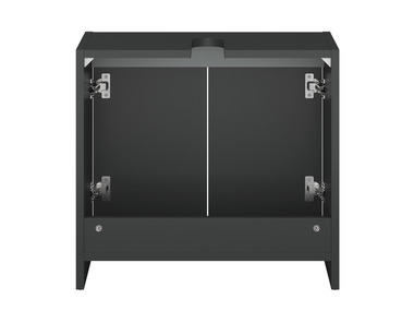 LIVARNO home Meuble sous-vasque Oslo, 60 x 55 x 28 cm, anthracite