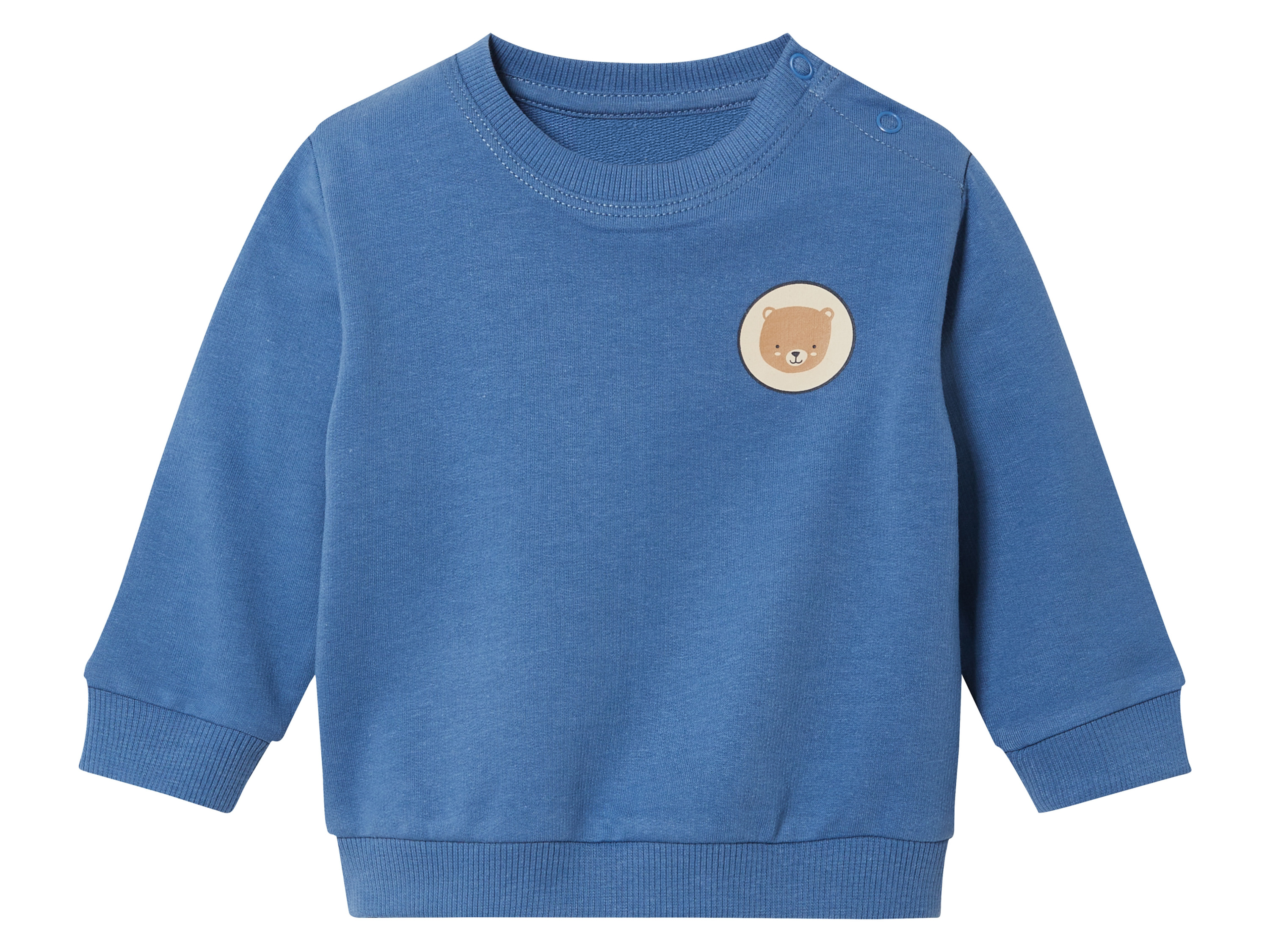 lupilu® Sweat molletonné bébé (0-2 mois, bleu)