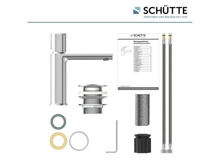 Aller en mode plein écran : Schütte Mitigeur robinet de lavabo New York, avec valve pop-up adaptée - Image 21