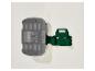 Batterie rechargeable sur support mural, avec détails du produit visibles.