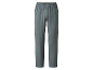 Pantalon de jogging gris foncé avec ceinture élastique.