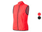 Un gilet de cyclisme rouge vif
