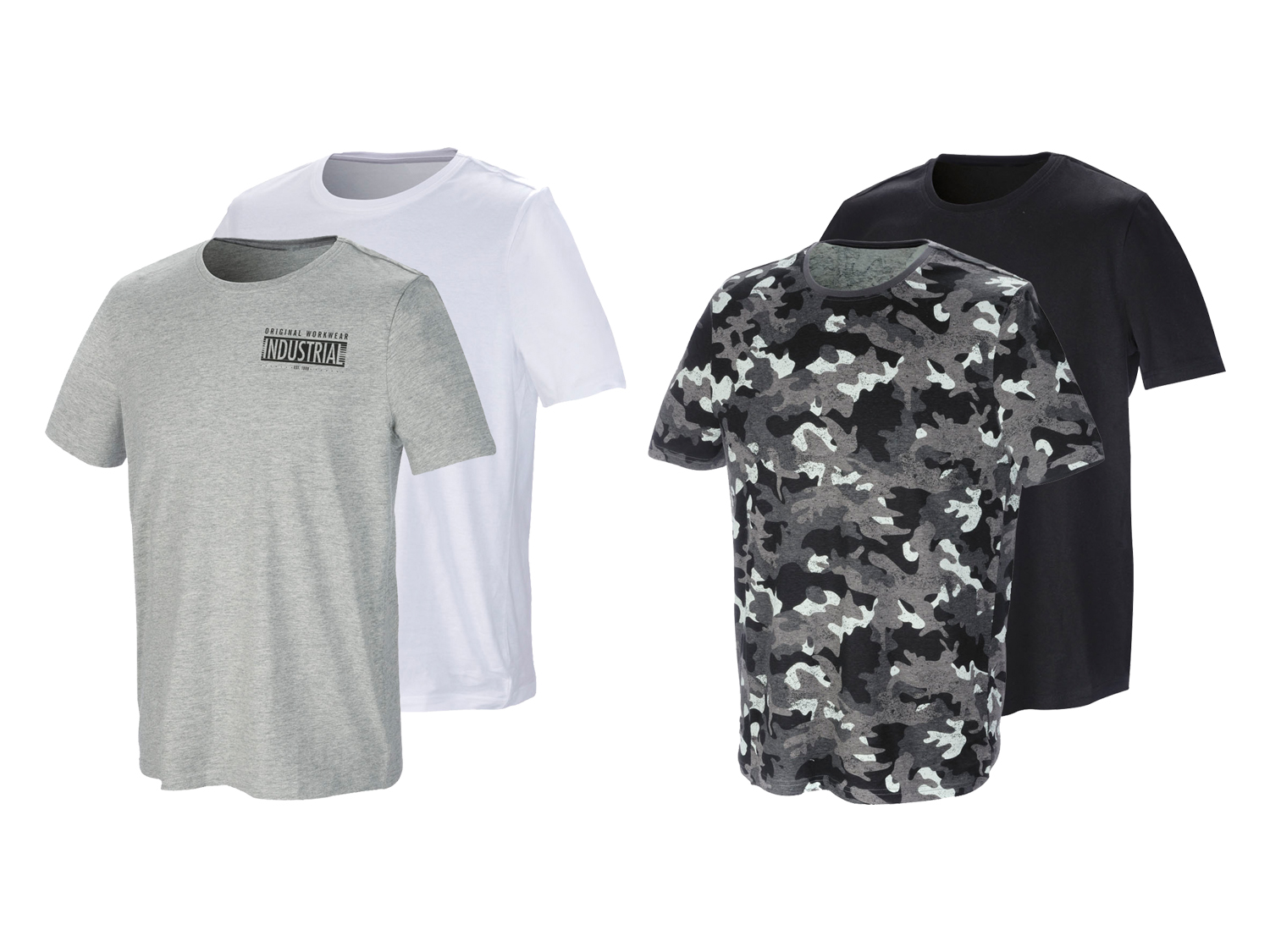 PARKSIDE® Lot de 2 t-shirts homme