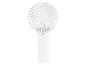 Petit ventilateur portable blanc.