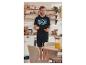Pyjama Mickey & Friends : t-shirt et short noirs.
