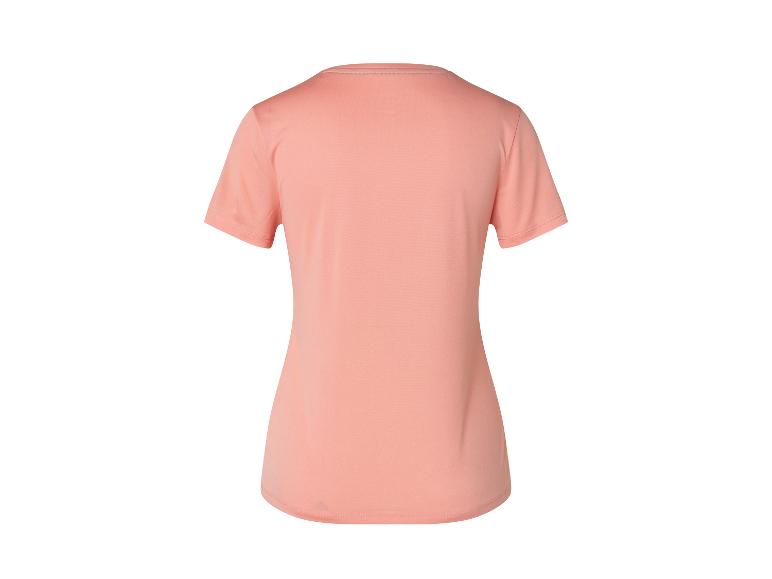 T-shirt rose pour femme, vue de dos.