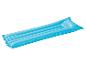 Matelas pneumatique bleu pour la piscine ou la plage.