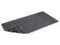 Tapis de bain gris avec motif géométrique et envers antidérapant