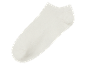 Chaussette blanche courte en coton.