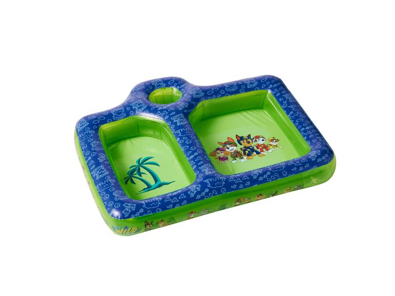 Piscine gonflable Paw Patrol à deux bassins pour enfants.