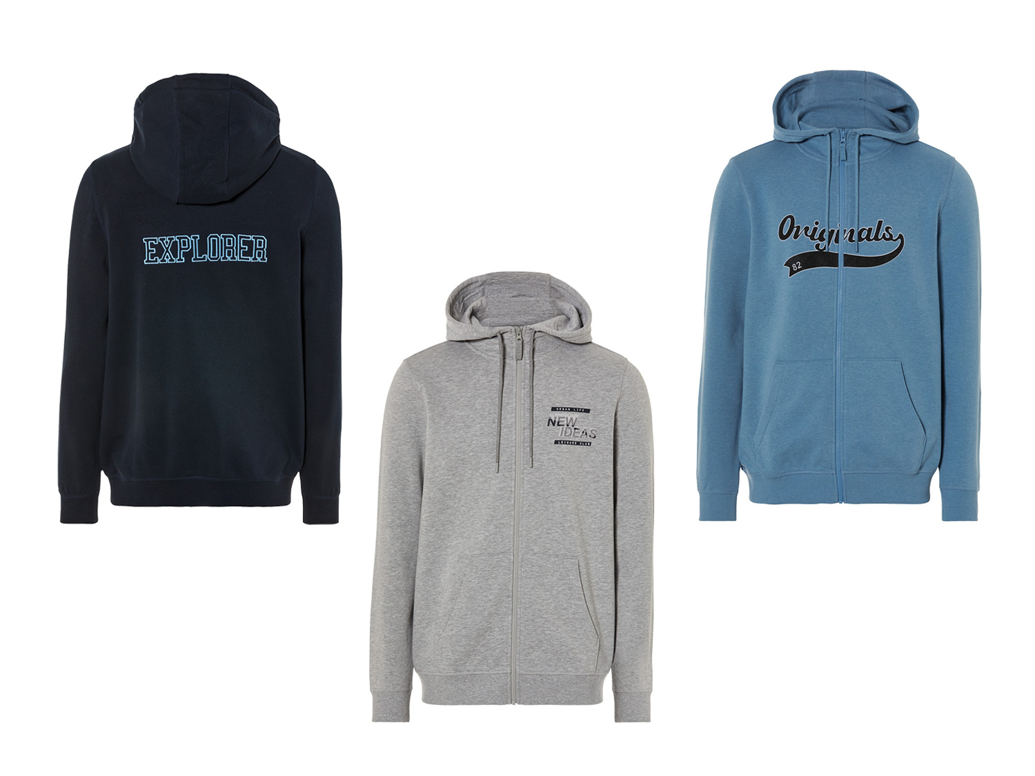 LIVERGY® Sweat molletonné homme