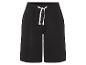 Shorts noirs décontractés à cordon.