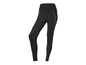 Leggings de sport noirs avec des détails gris.
