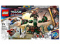 Ensemble Lego Thor: Love and Thunder avec les figurines Gorr, Mighty Thor et Thor.