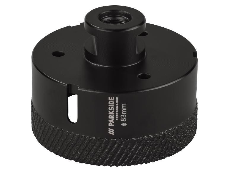 Trépan noir de 83 mm avec filetage intérieur