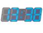 Horloge LED digitale, design moderne, affichage bleu.