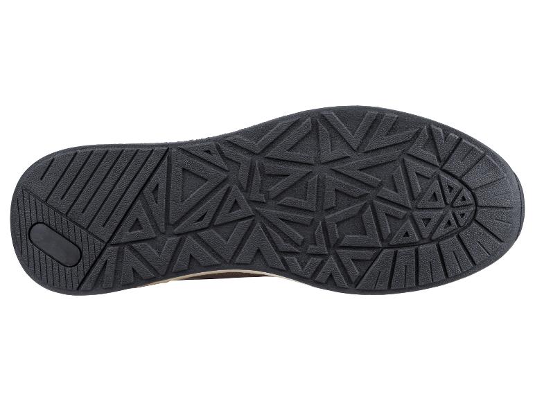 Semelle de chaussures avec motif géométrique.
