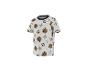T-shirt enfant avec motif têtes d'ours, ballons de football et lettres N et P.