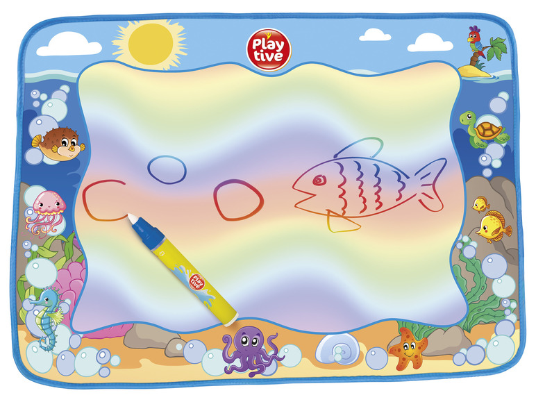 Aller en mode plein écran : Playtive Tapis de dessin avec feutre à eau - Image 10