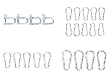 PARKSIDE® Kit de mousquetons et manilles