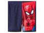 Maillot de bain enfant bleu foncé avec imprimé Spider-Man rouge et bleu.