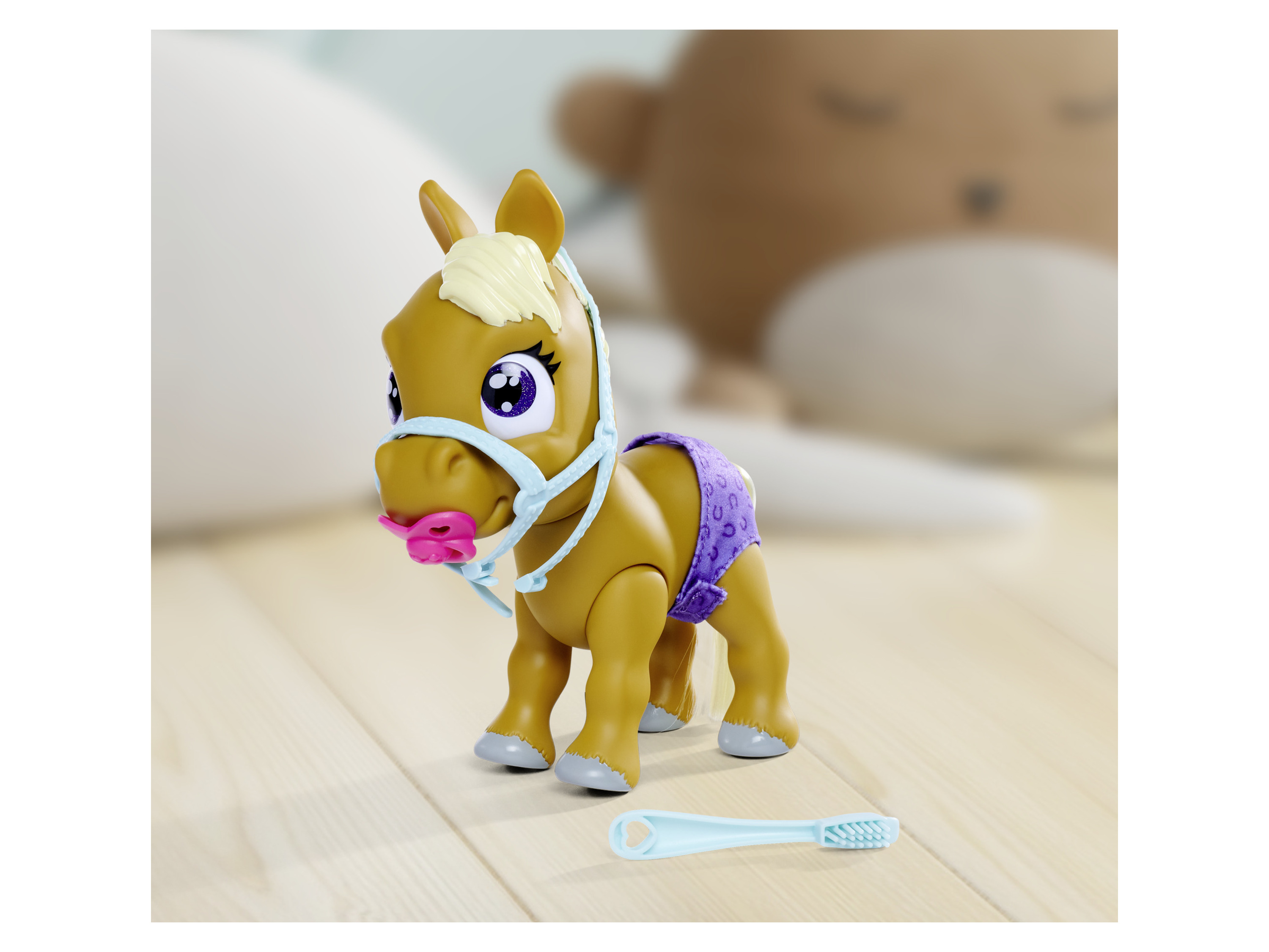Simba Smoby Pamper Petz poney peluche interactive Blanc - vue 4