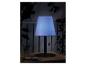Lampe de table à lumière bleue, style moderne.