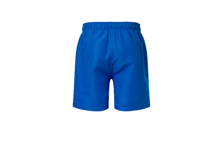 Short bleu vu de dos.