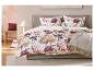 Parure de lit réversible en satin de microfibre LIVARNO® avec motif floral.