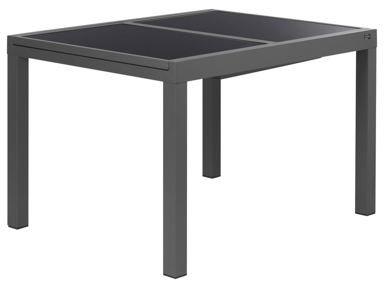 Aller en mode plein écran : LIVARNO home Set de table de jardin extensible + 4 fauteuils Toronto en aluminium, anthracite - Image 4