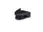 Perforateur de coins noir pour documents.