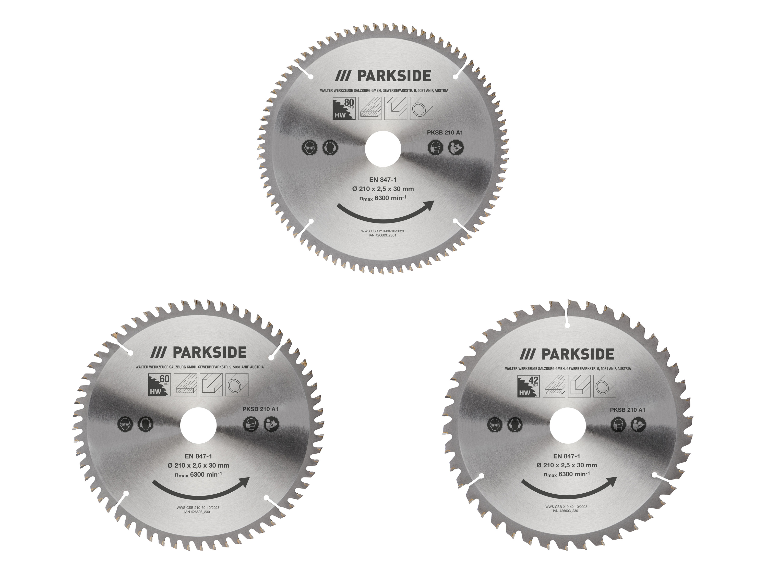 PARKSIDE® Lame de scie circulaire PKSB 210 A1, Ø 21 cm