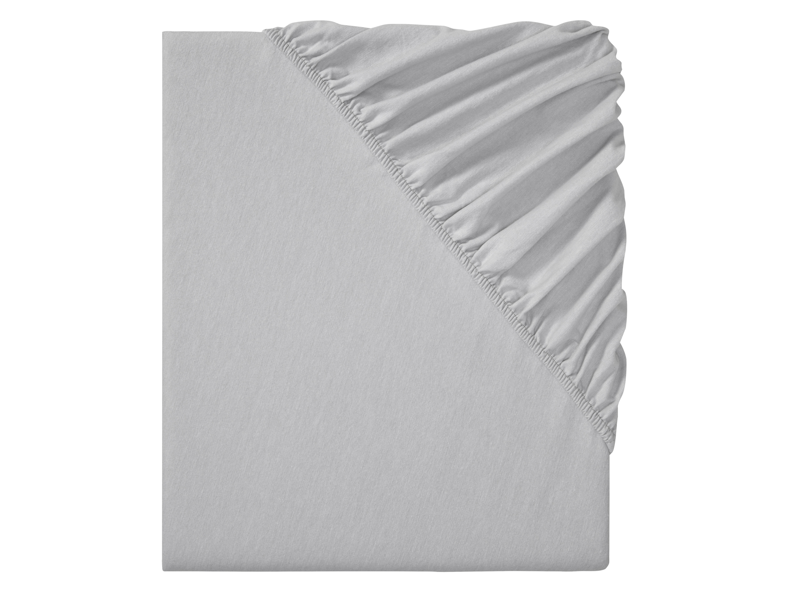 LIVARNO home Drap-housse en flanelle, 90-100 x 200 cm (gris)