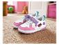 Chaussures Gaborable pour enfant, blanches et roses, décorées de personnages.