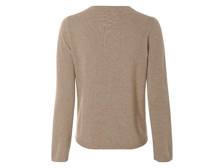 Pull en maille beige à manches longues