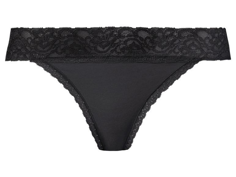 Aller en mode plein écran : esmara® Lot de 5 strings à dentelle femme - Image 3