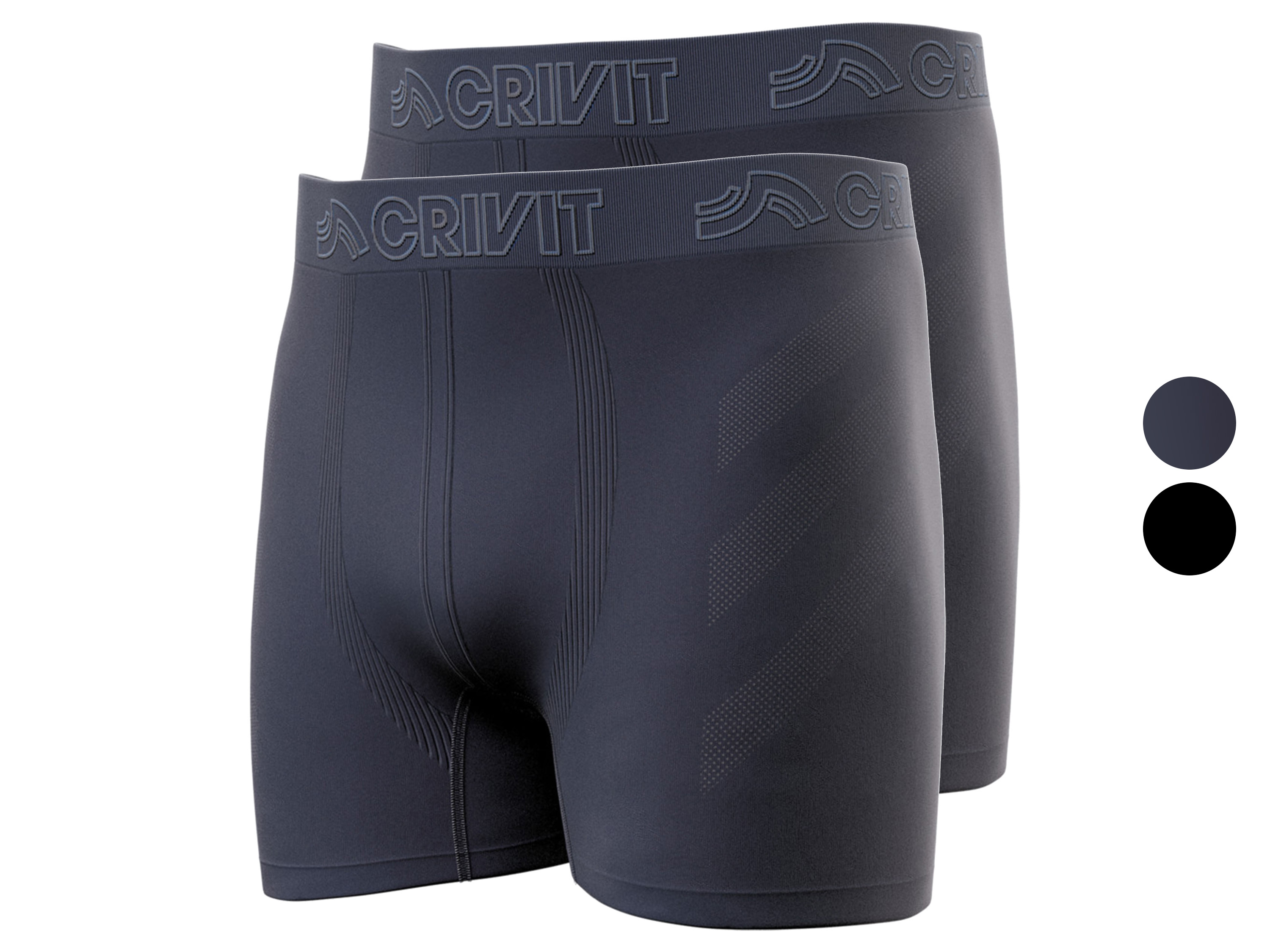 CRIVIT Lot de 2 boxers techniques homme
