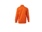 Sweat-shirt orange à col montant, vu de dos.
