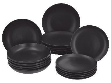 SILVERCREST® Service de vaisselle en porcelaine, 18 pièces