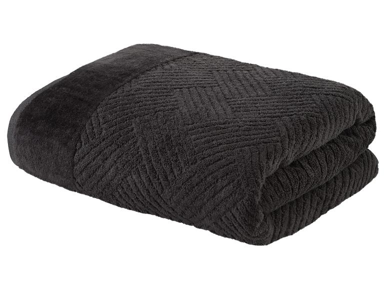 Aller en mode plein écran : Drap de bain en éponge, 100 x 150 cm - Image 4