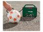 Parkside pompe à air électrique utilisée pour gonfler un ballon de foot.