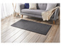 Un tapis gris foncé pour le salon.