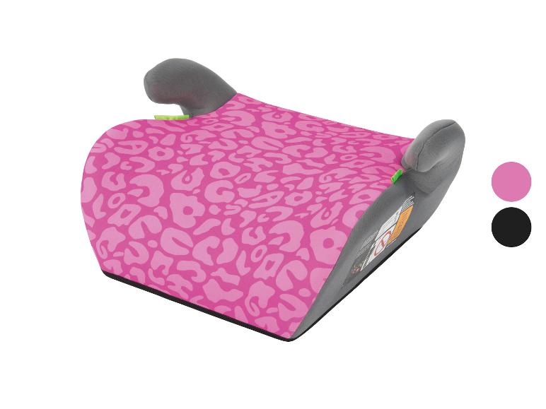 Rehausseur de voiture rose à motif léopard avec option noire
