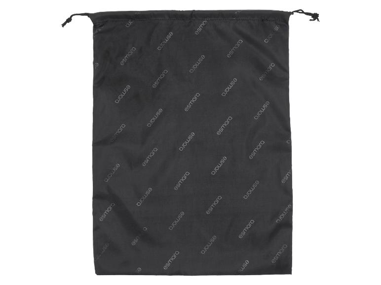 Sac à cordon noir avec motif répété du logo 'esmara'
