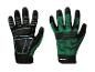 Gants de travail Parkside : noir et vert.