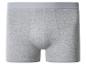 Boxer homme gris chiné avec ceinture élastique.