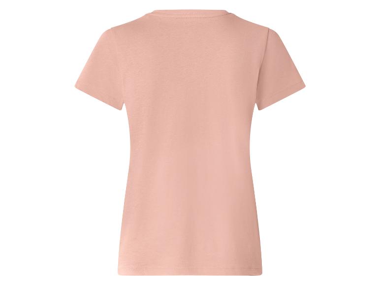 T-shirt femme pêche, manches courtes, vue de dos