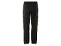 Pantalon cargo noir avec passants de ceinture.