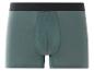 Boxers en coton vert foncé.